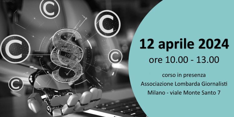 Intelligenza artificiale e diritto di proprietà intellettuale – Corso di formazione con crediti il 12 aprile 2024