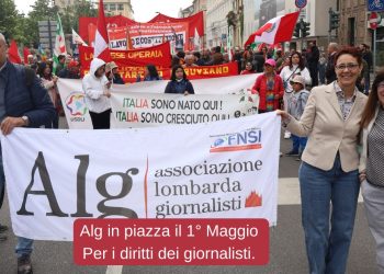 Alg in piazza il 1°maggio per i diritti dei giornalisti