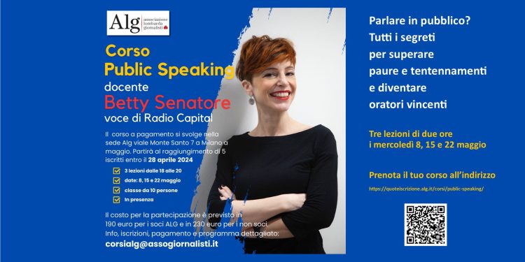 Corso Public Speaking con Betty Senatore