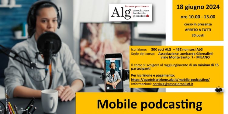 Mobile podcasting – Corso professionalizzante Alg