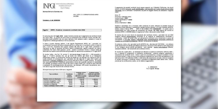 Lavoro autonomo: entro il 31 luglio il versamento del contributo minimo Inpgi