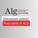 Dimissioni online? Puoi darle in ALG