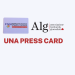 Una press card