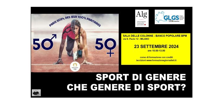 Sport di genere, che genere di sport? Corso di formazione con crediti lunedì 23 settembre