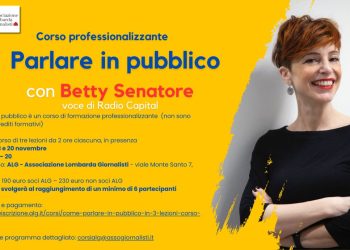 Corso Parlare in pubblico in modo efficace con Betty Senatore