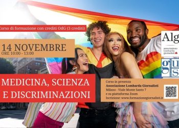 Medicina, scienza e discriminazioni il 14 novembre dal Gus-Alg corso di formazione accreditato all’Ordine