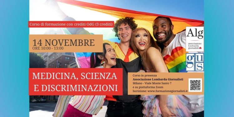 Medicina, scienza e discriminazioni il 14 novembre dal Gus-Alg corso di formazione accreditato all’Ordine