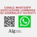 ALG lancia il suo canale Whatsapp. Resta sempre aggiornato! Iscriviti anche tu