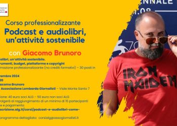 Podcast e audiolibri, un’attività sostenibile. Un corso su strumenti, budget, piattaforme e copyright