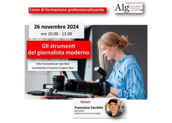 Gli strumenti del giornalista moderno – Corso di formazione professionalizzante