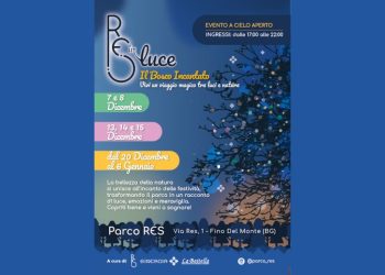 “RES in Luce – Il Bosco Incantato” la magia del Natale a Fino del Monte per i giornalisti ALG ingresso scontato