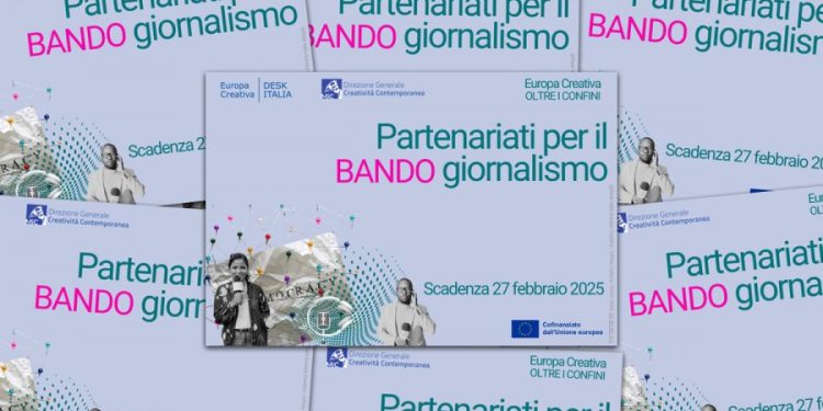 Partenariati per il giornalismo, pubblicato il bando 2025