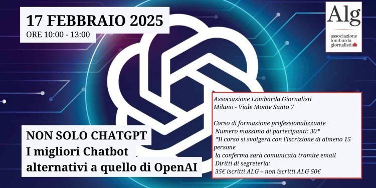 Corso in ”Lombarda”: le nuove intelligenze artificiali che possono sostituire ChatGPT
