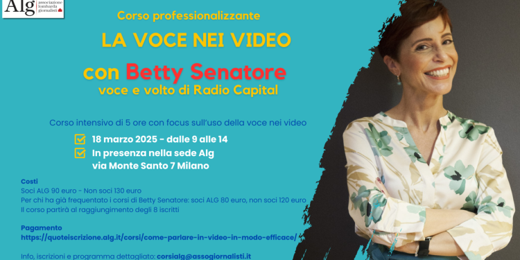 Corso intensivo “Come parlare in video in modo efficace”