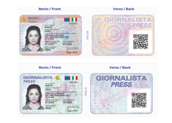 Una nuova Press Card per i giornalisti, al via il progetto di Ordine e Poligrafico di Stato