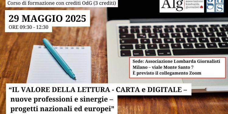 IL VALORE DELLA LETTURA – CARTA e DIGITALE – nuove professioni e sinergie – progetti nazionali ed europei