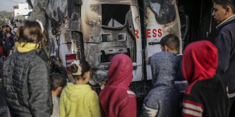 Gaza: Odg, brutale attacco a giornalisti, al via la campagna di solidarietà con la raccolta fondi