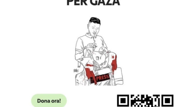 Prosegue la raccolta fondi per i giornalisti di Gaza e le loro famiglie, inviati 35mila euro