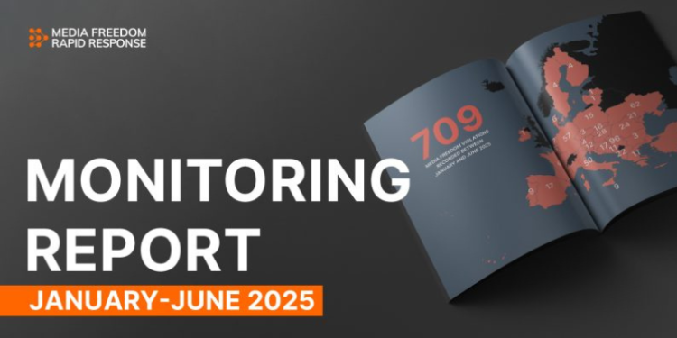 MFRR Monitoring Report: 709 attacks on media freedom in the first six months of 2025