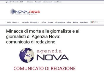 Agenzia Nova, la redazione: «Contro di noi insulti e minacce». Fnsi: «Dalla parte dei colleghi sempre e comunque»