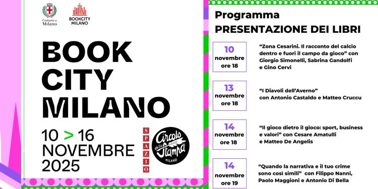 BookCity Milano 2025: 4 appuntamenti in “Lombarda”