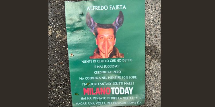 Volantini contro giornalista. ALG: “Iniziative vigliacche”