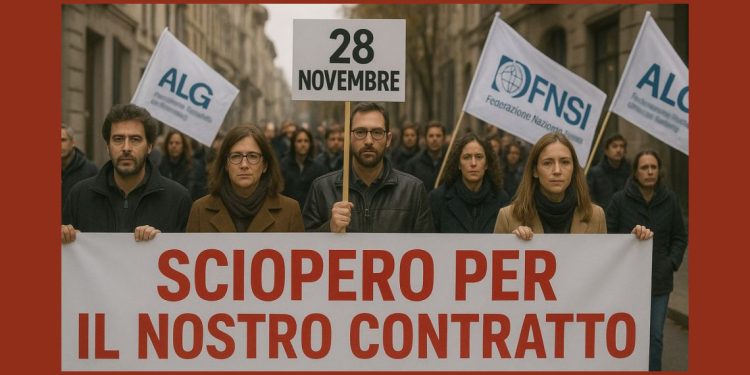 Giornalisti il 28 novembre sarà sciopero nazionale per il contratto