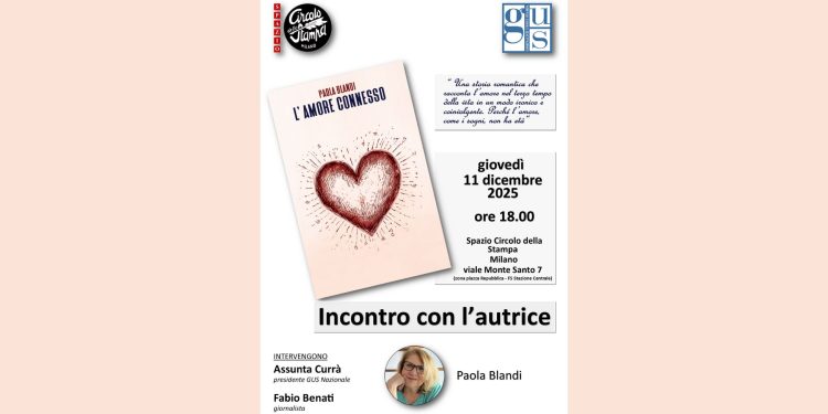 Paola Blandi presenta allo Spazio Circolo della Stampa il nuovo libro “L’amore connesso”