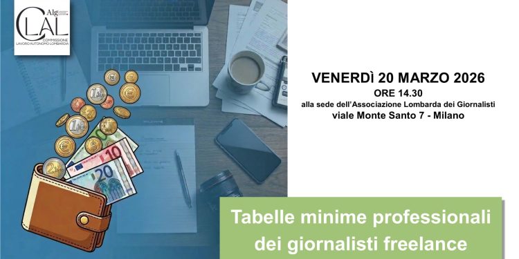 La Commissione Lavoro Autonomo Lombardia presenta le “tabelle minime professionali 2026”