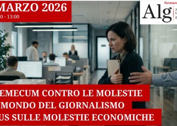 Formazione ALG – Vademecum contro le molestie nel mondo del giornalismo: focus sulle molestie economiche
