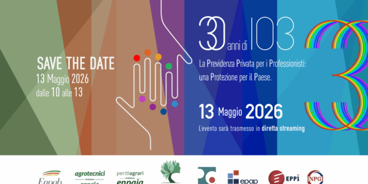 Il 13 maggio a Roma l’evento per i 30 anni degli Enti 103: link per seguire l’evento sulla piattaforma YouTube