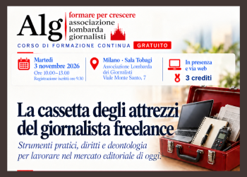 Lo Sportello Freelance diventa corso di formazione: il 3 novembre “La cassetta degli attrezzi del giornalista freelance”